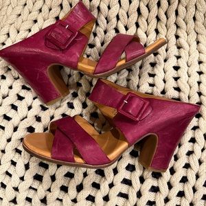 Kork-Ease Fuchsia Sandals, Size 11